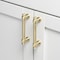 Gliderite Hardware 3-3/4 in. Center to Center Champagne Gold Classic Euro Bar Pull - 4361-96-CHPG 4361-96-CHPG-1 - alternate 2